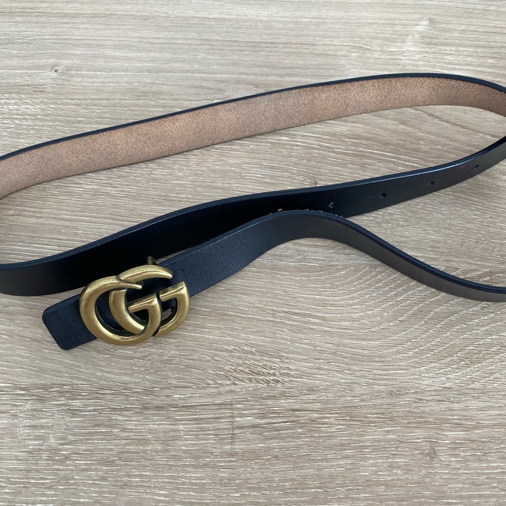 Inspired fashion black belt